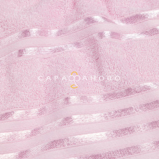Полотенце махровое Mia Cara с бордюром Патрисия розовый