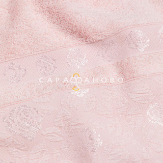 Полотенце махровое Mia Cara с бордюром Розалия пыльная роза