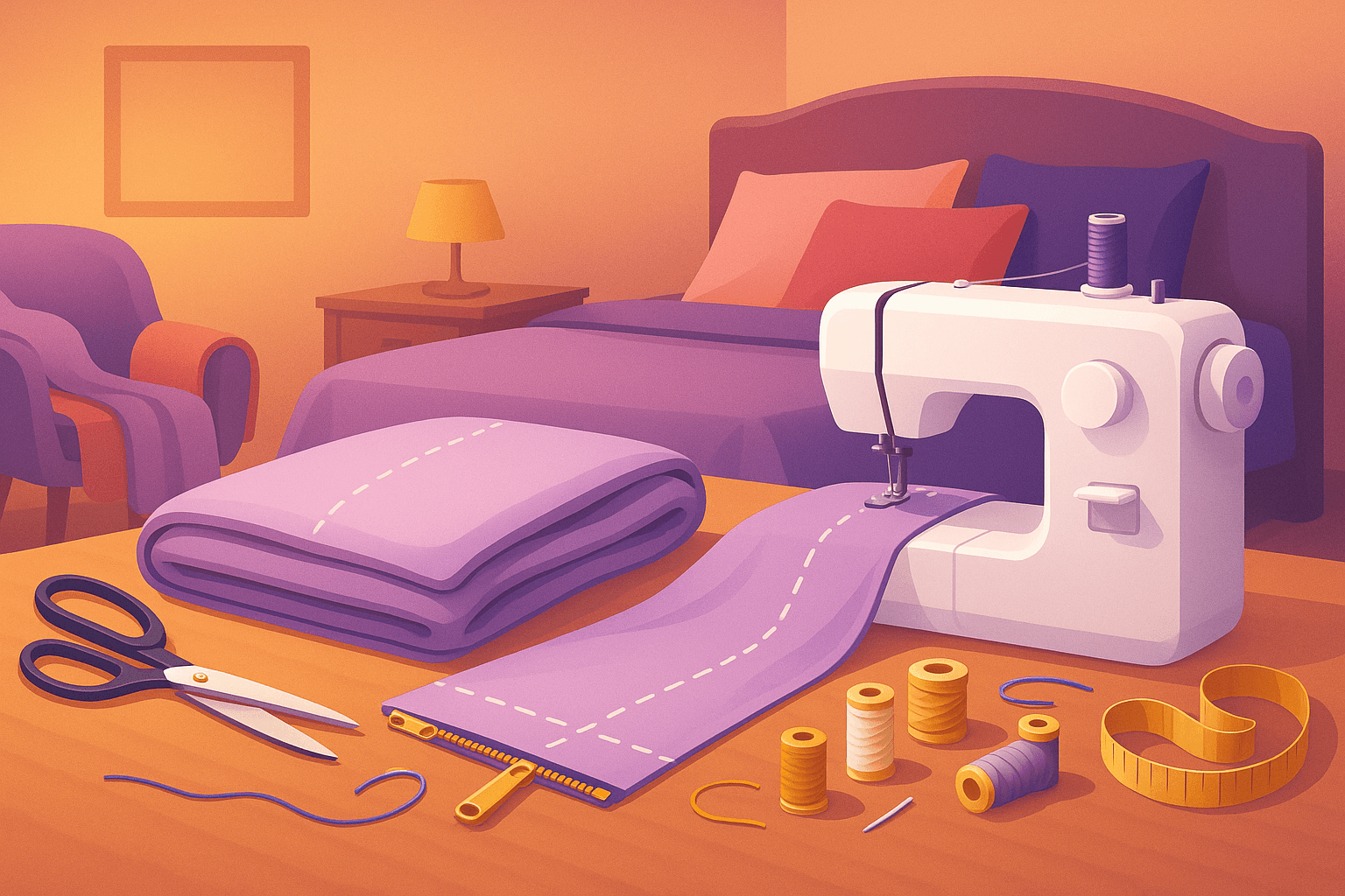 Как сшить пододеяльник: застёжка, ткани, пошаговый мастер-класс — выкройка, расход, уход | Сарафаново