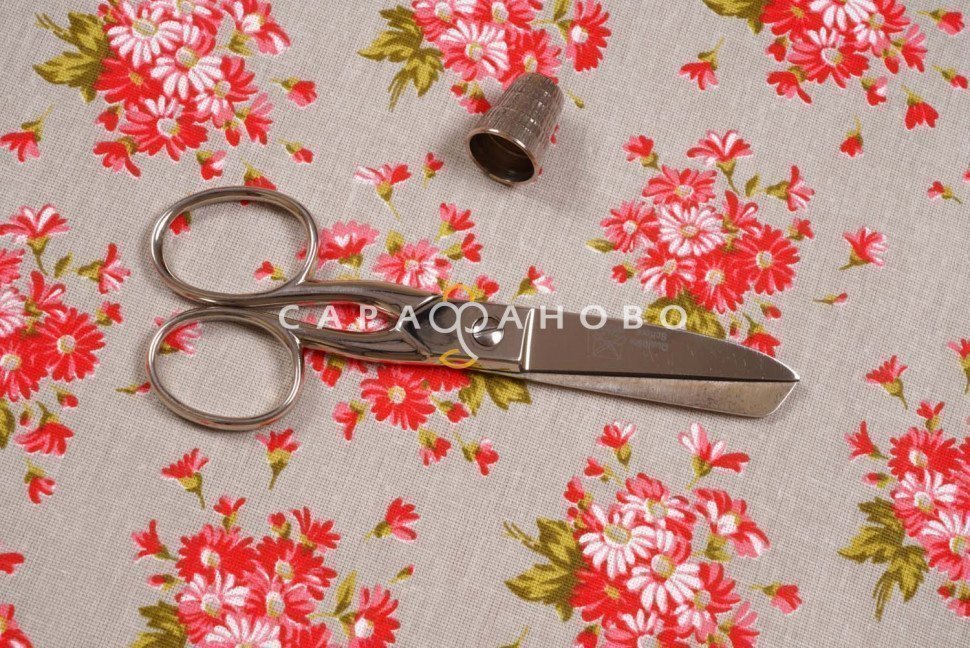 Ткань Бязь 150 см Плательная Коллекция рис 4803 вид 3