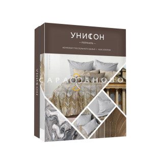 КПБ  Унисон Перкаль 6586-1/15218-24 Бергамо
