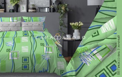 Ткань бязь 150 см 140 гр рис. 88в3 Пикассо