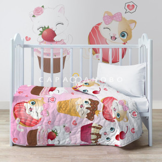Покрывало стеганое Juno Sweet kittens 16426-1