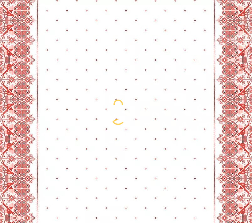 Ткань Рогожка 150 см рис. Вышивка русская 13502-1