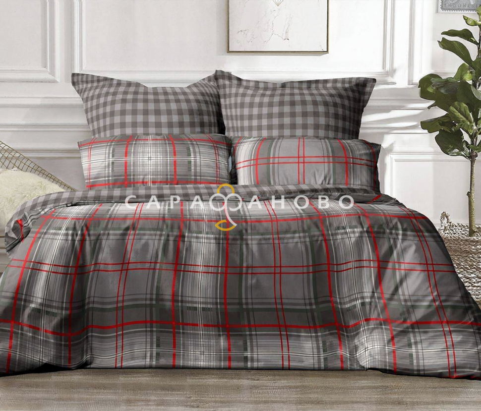 Ткань Сатин 220 см рис. 12361-1 Бостон (основа)