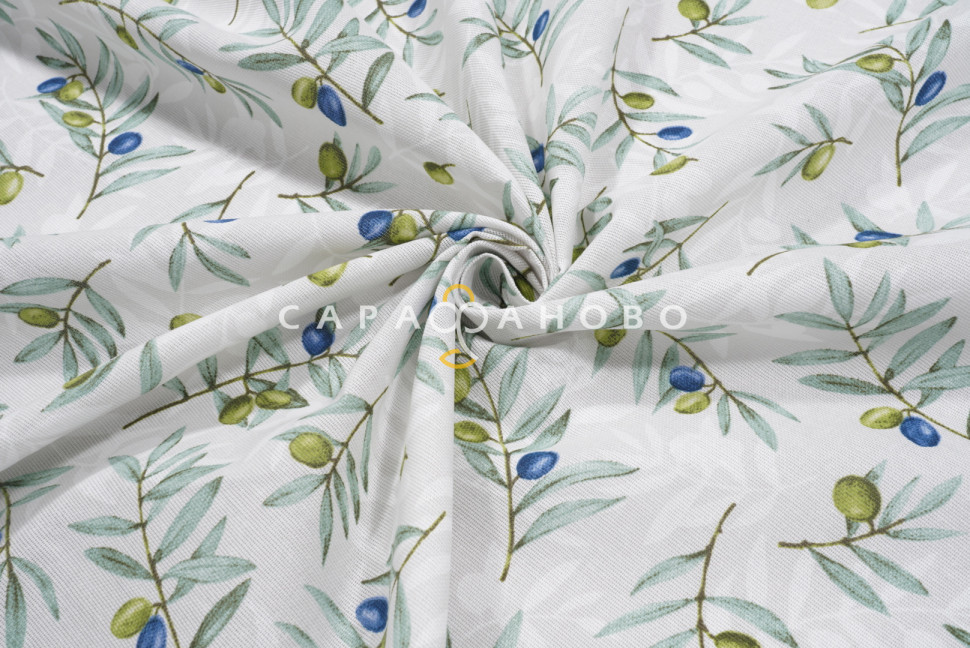 Ткань Рогожка 150 см 170 гр рис. Долина 12759-1