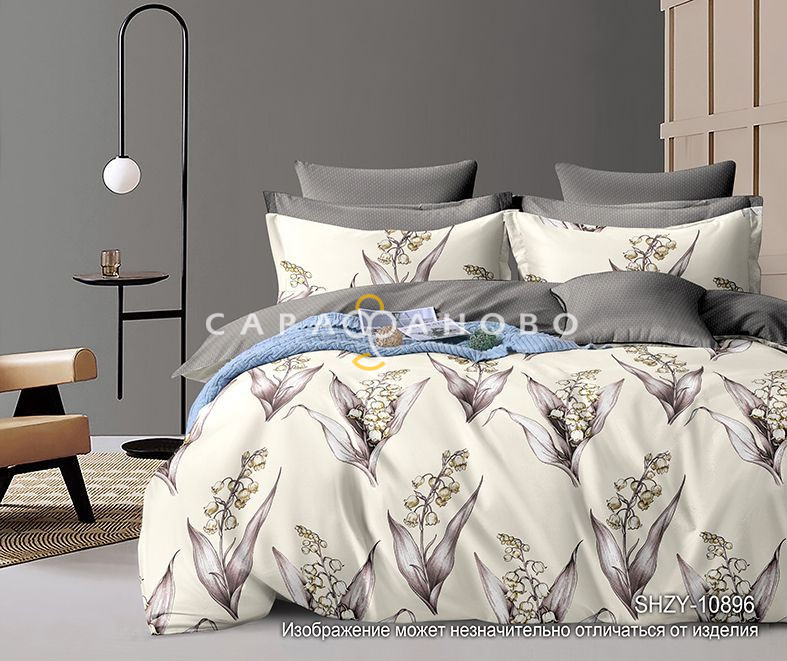 Сатин набивной 220 см (A+B) рис 10896