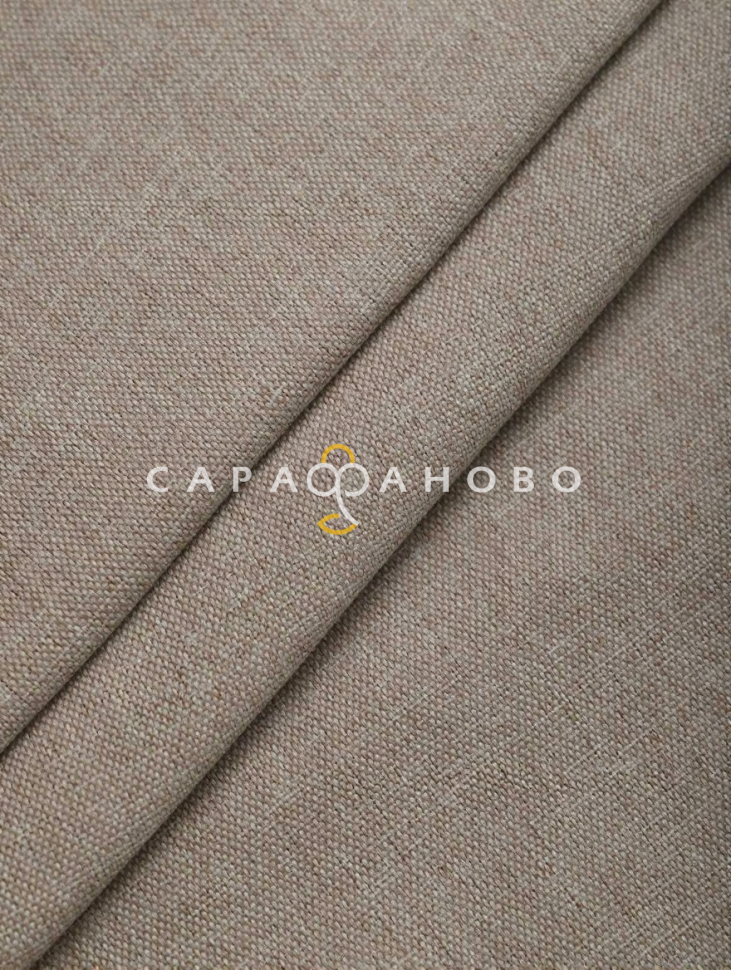 Ткань Рогожка 150 см 272 гр. Желто-бежевый