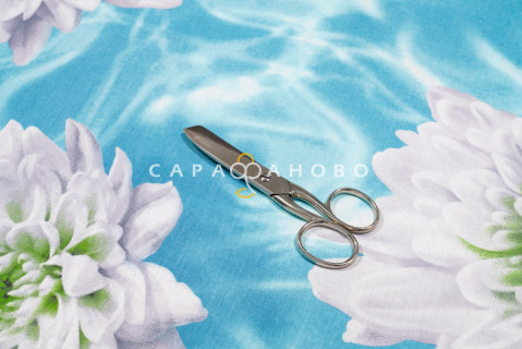 Ткань Поплин 220 см 115 гр рис Незнакомка вид 1 (основа)