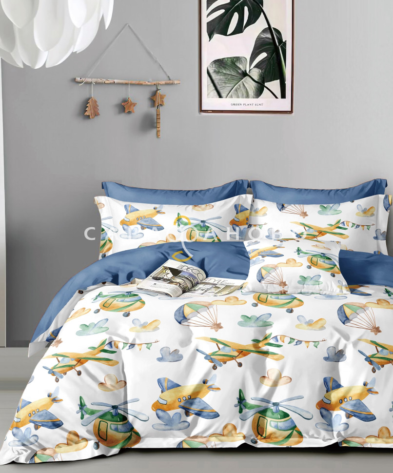 Ткань Сатин Твил набивной 235 см. 115гр. А+В рис.54