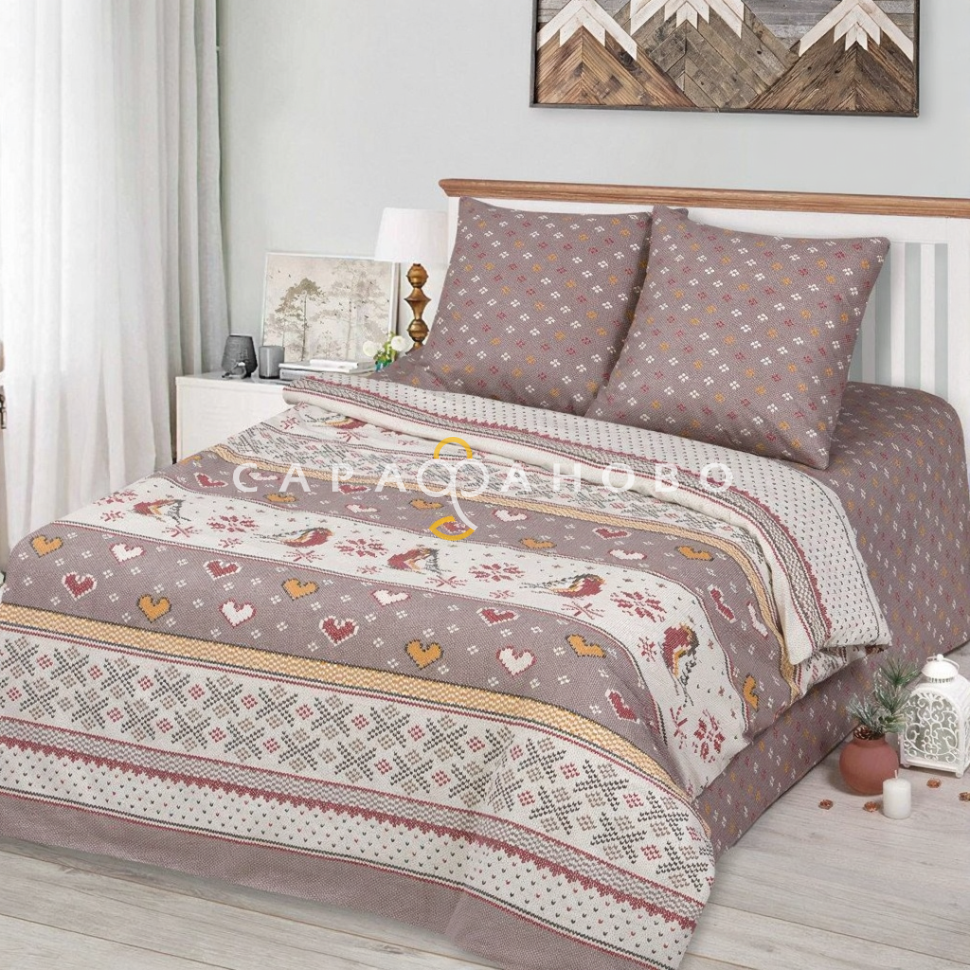 Ткань Бязь 220 см Вестник рис 11745 вид 1