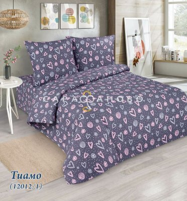 Ткань бязь 220 см "Тиамо" рис 12012 вид 1
