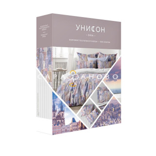КПБ  Унисон Бязь 15910-1/6449-2 Мегаполис