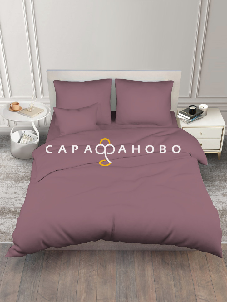 Поплин гл/кр 100П-10 Люкс 220 З Клюква в сахаре (КПБ)