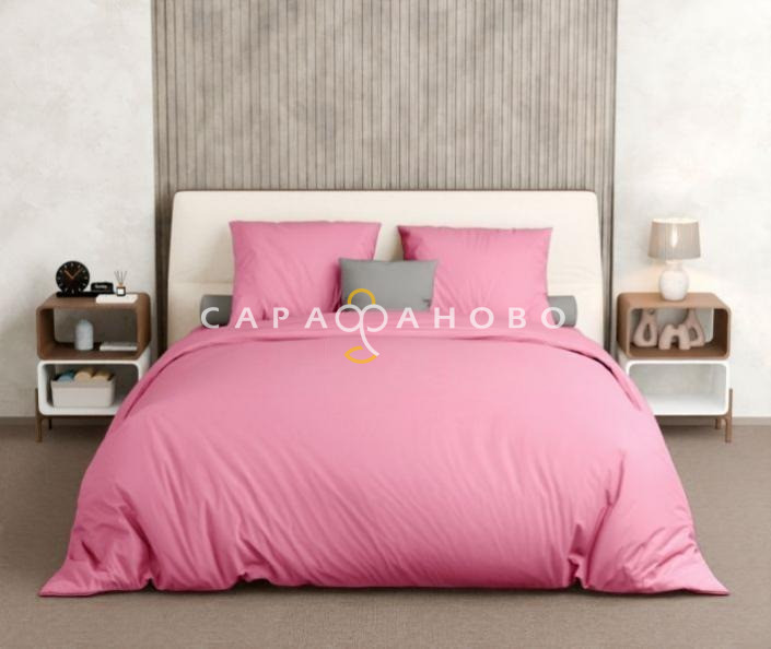 Ткань Бязь 150 см 120 гр рис 7/1 вид розовый