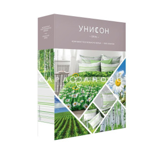 КПБ  Унисон Бязь 6344-1/15063-1 Родные просторы