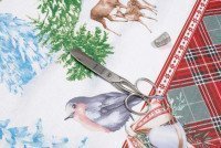 Ткань Перкаль 220 см рис 6921 вид 1 "Зимняя сказка"   , миниатюра 6