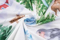 Ткань Перкаль 220 см рис 6921 вид 1 "Зимняя сказка"   , миниатюра 7