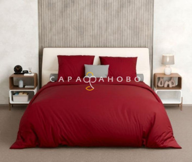 Ткань Бязь 150 см 120 гр рис 7/2 вид бордо