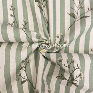 Ткань Перкаль 220 см 110 гр набивной арт 239 "Тейково" рис 72235 вид 1 "Луговая трава" 