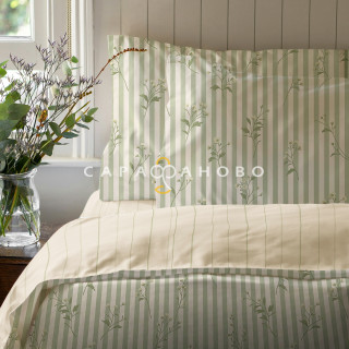 Ткань Перкаль 220 см 110 гр набивной арт 239 "Тейково" рис 72235 вид 1 "Луговая трава" 