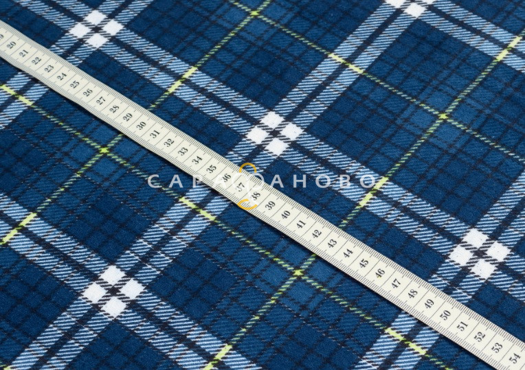 Ткань Фланель халатная 150 см 170 гр рис 10924 V1.Р