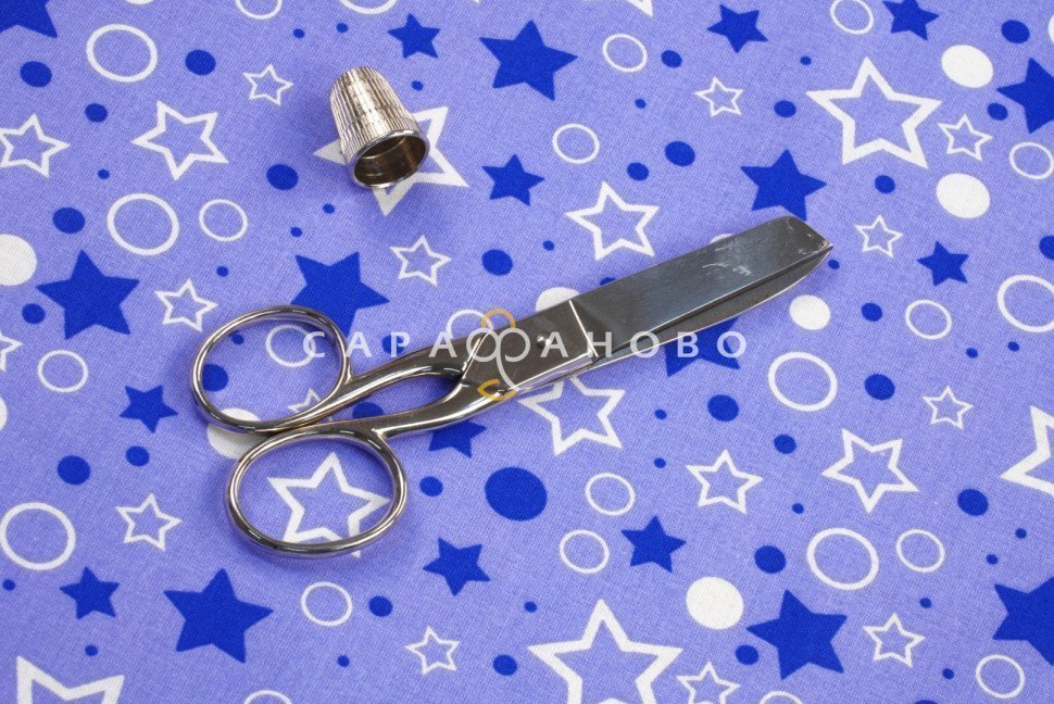 Ткань Ситец 95 см Звездное ассорти рис 21247 вид 4
