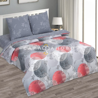 Ткань Поплин 220 см 115 гр рис. Санрайз (основа) 12928-1