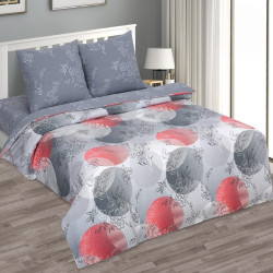 Ткань Поплин 220 см 115 гр рис. Санрайз (основа) 12928-1