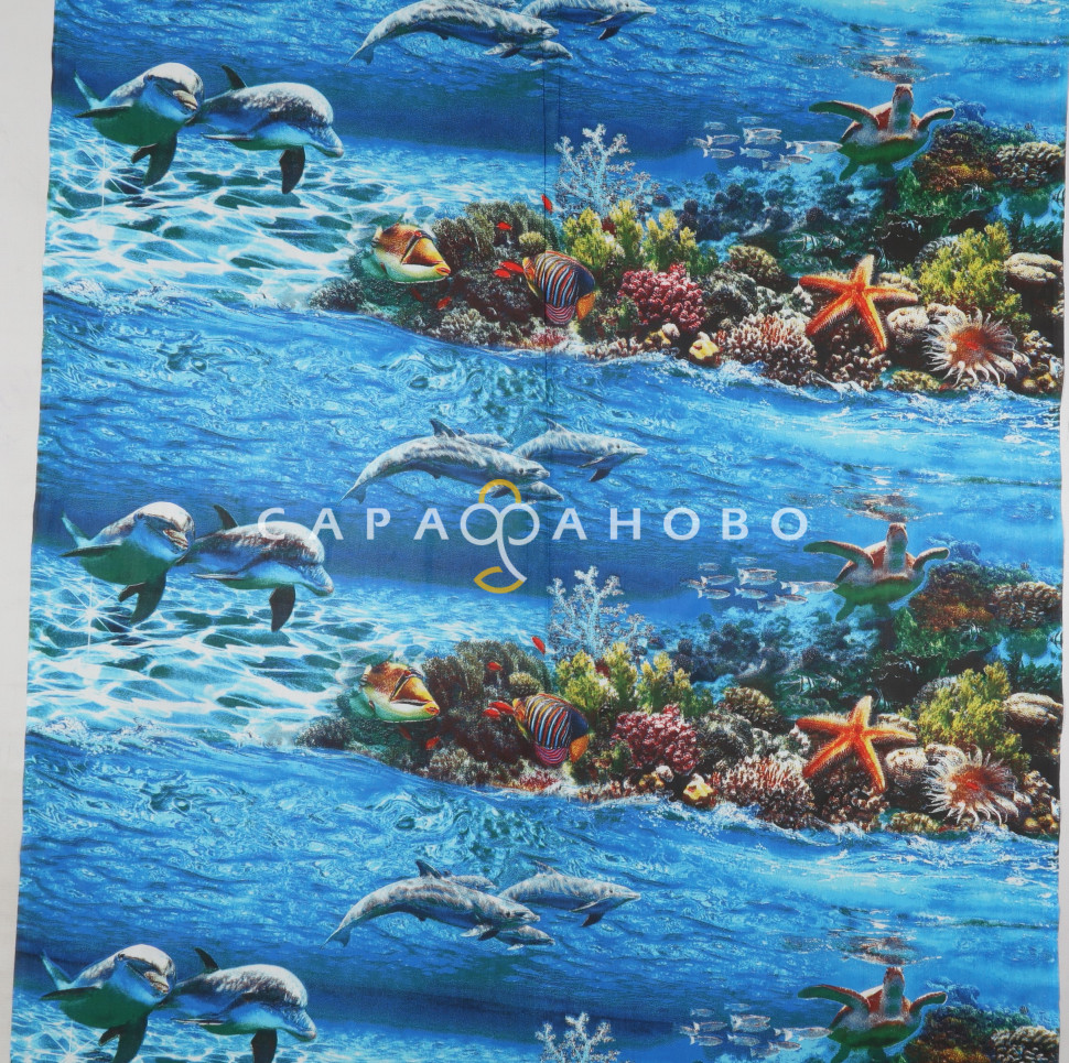 Бязь набивная 150 см рис 1455