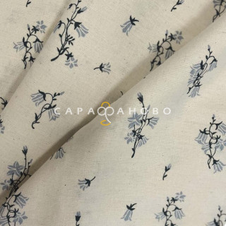 Ткань Перкаль 220 см 110 гр набивной арт 239 "Тейково" рис 72236 вид 1 "Полевой звон" 