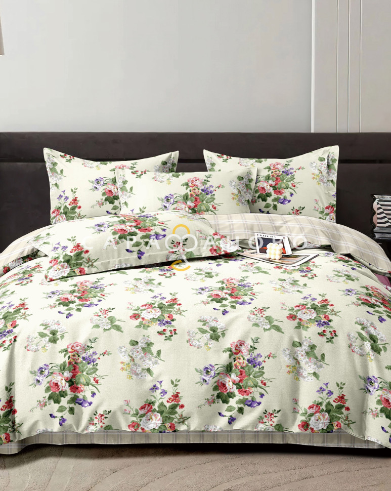 Ткань Сатин Твил набивной 235 см. 115гр. А+В рис.52