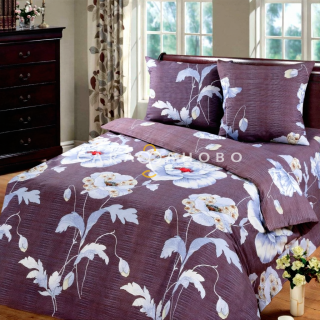 Ткань Бязь 220 см Каппучино рис 4399 вид 1