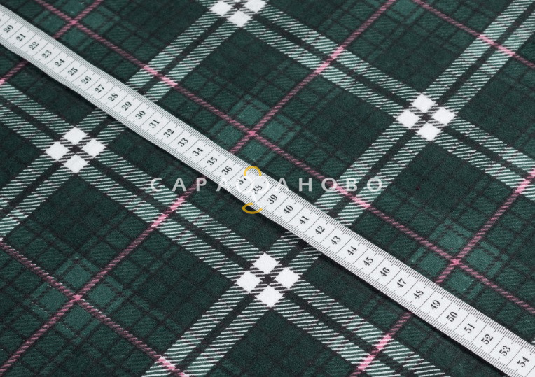 Ткань Фланель халатная 150 см 170 гр рис 10924 V2.Р