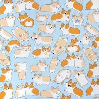 Ткань Поплин 220 см Рыжик. рис. 12982-1  