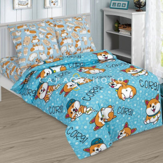 Ткань Поплин 220 см Рыжик. рис. 12982-1  