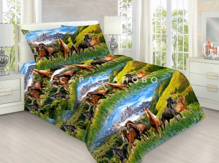 Ткань Бязь набивная 150 см 120 гр рис 1454
