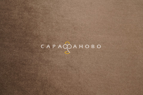 Ткань Портьера однотонная бархат 300 см диз Коричневый 48/300