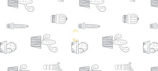 Ткань поплин 220 См. 105 гр рис. Кактусы сер.б/з 28287/1