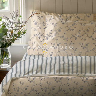 Ткань Перкаль 220 см 110 гр набивной арт 239 "Тейково" рис 72238 вид 1 "Цветочный сад" 