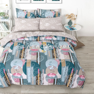 Ткань Поплин 220 см 115 гр рис. Ирвинг 13454-1 