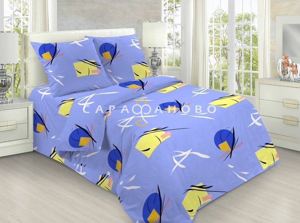 Бязь набивная 150 см 100 гр. рис 281