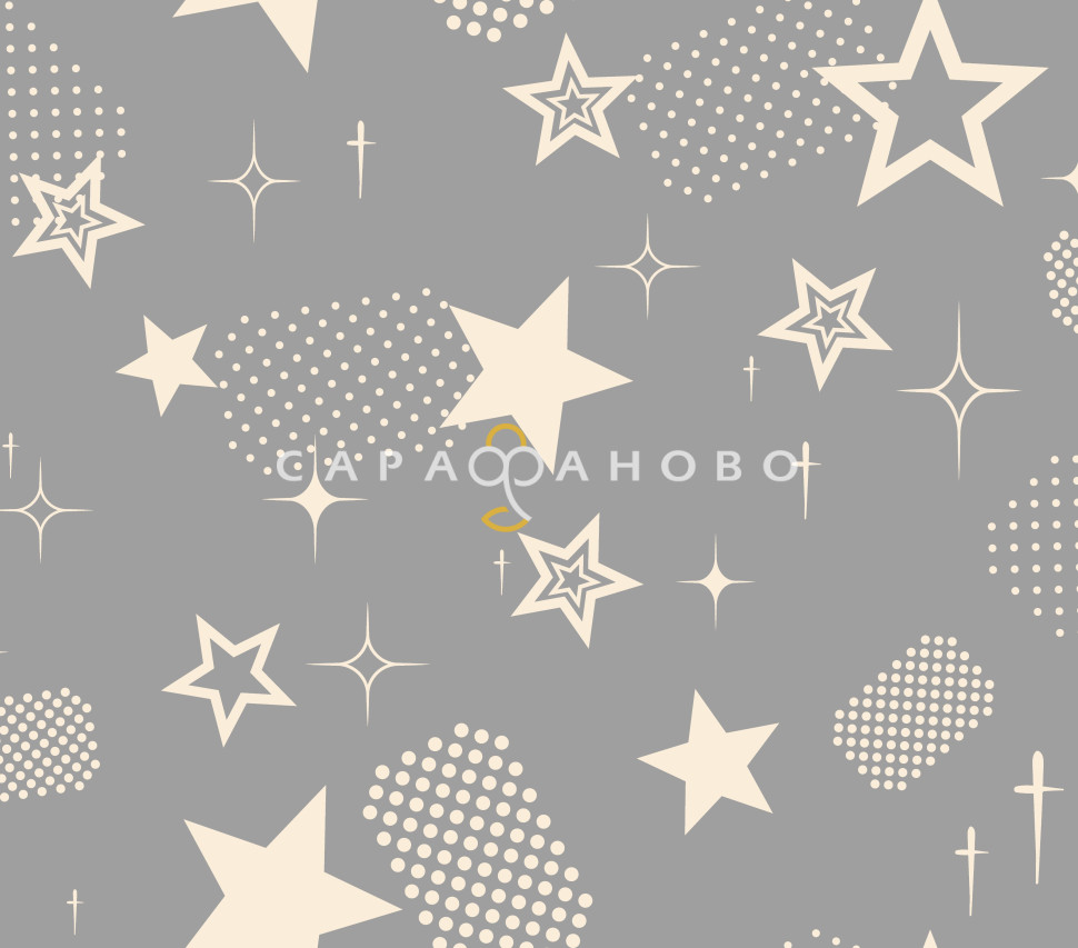 Ткань Поплин 150 см 105 гр рис Панды комп 7897/1