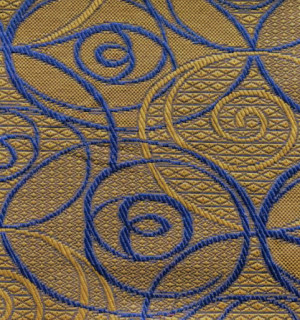 Ткань Гобелен жаккард 150см Двухцветный рис JB-080 синий