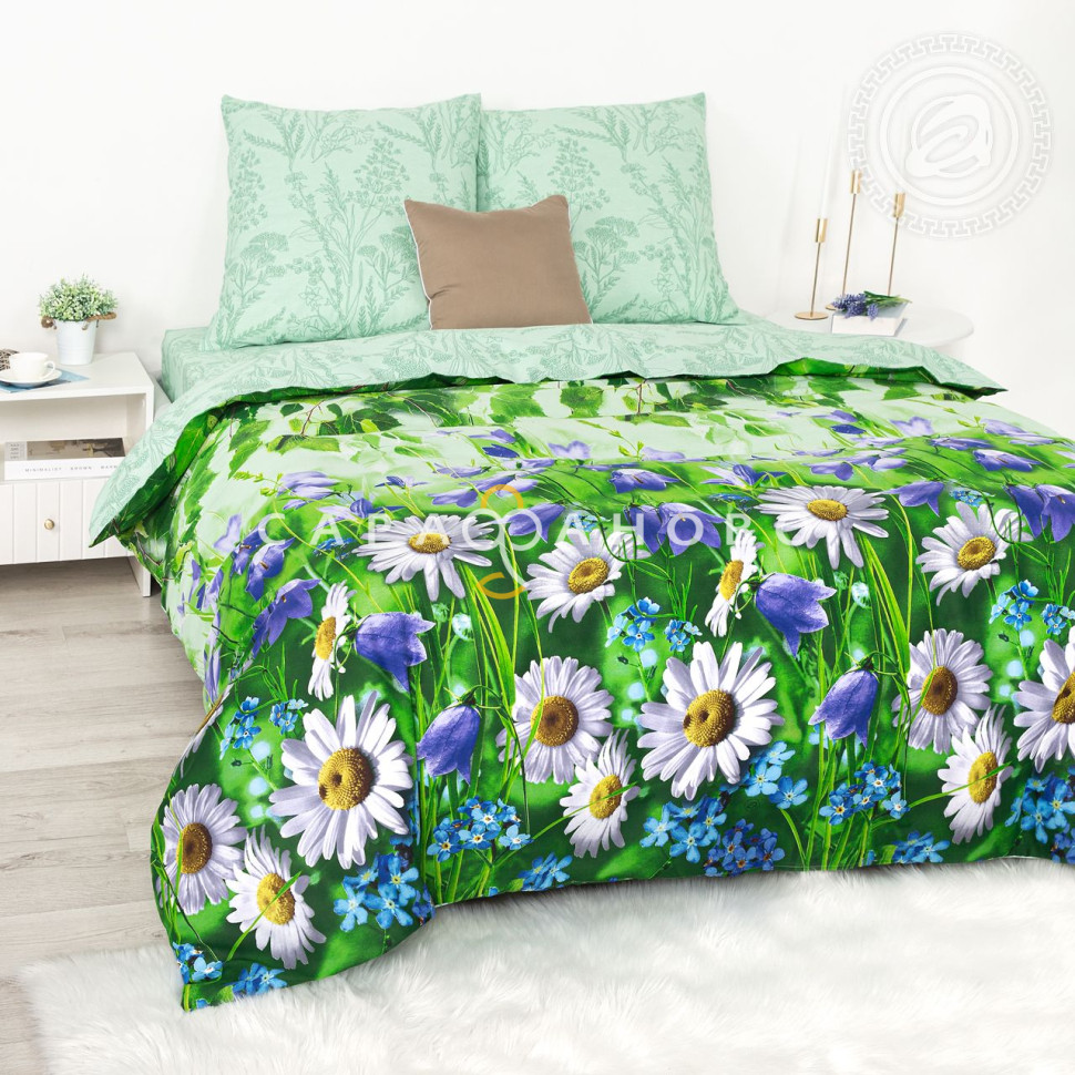 Ткань Поплин 220 см 115 гр рис. Пелагея 13578-1