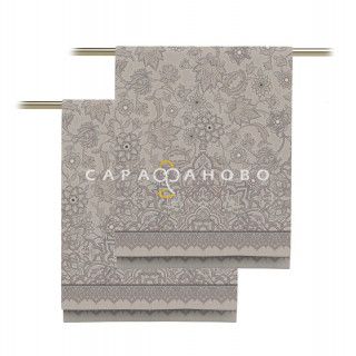 Комплект кухонный рогожка прихватка, прихватка-рукавица, полотенца Mia Cara 30300-2 Ожерелье