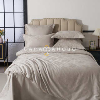 Ткань Жаккаррд-сатин 250 см рис. 44 Серо-бежевый