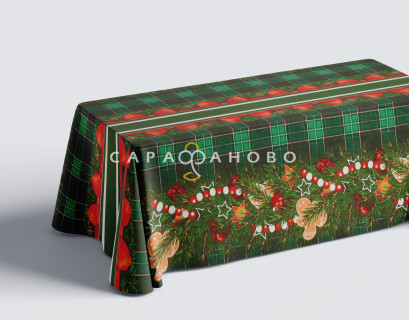 Ткань Рогожка 150 см 150 гр рис 947-1 Праздничный