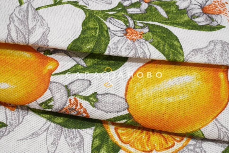 Ткань Рогожка 150 см арт. 904 рис 35072 вид 1 Lemon