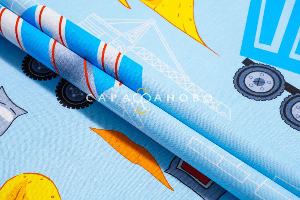 Ткань бязь 150 см рис. 12365-1 Строитель (основа)